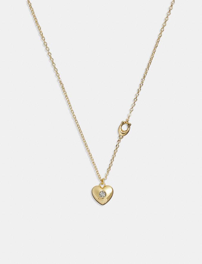 COACH: Heart Pendant Necklace