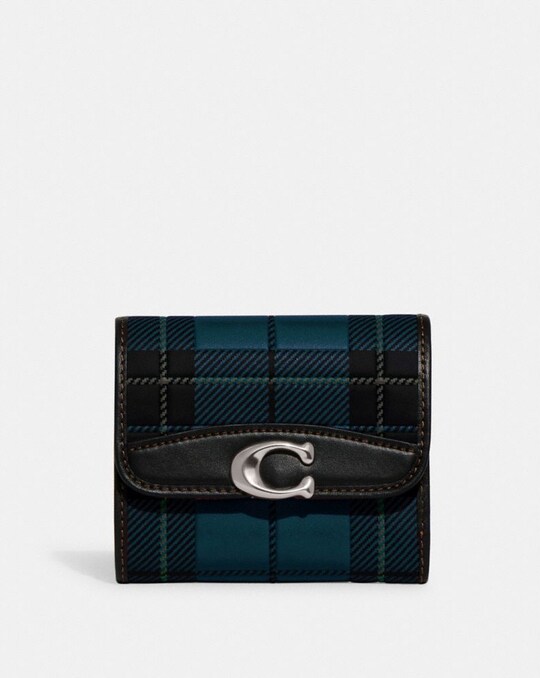 BANDIT WALLET WITH PLAID PRINT