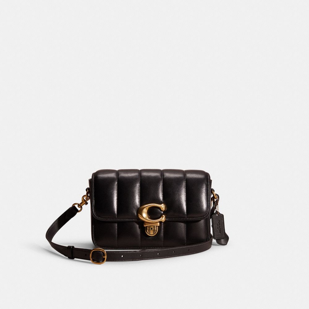 COACH®,RESTORED STUDIO SHOULDER BAG WITH QUILTING,Nappa leather,Small,,Front View