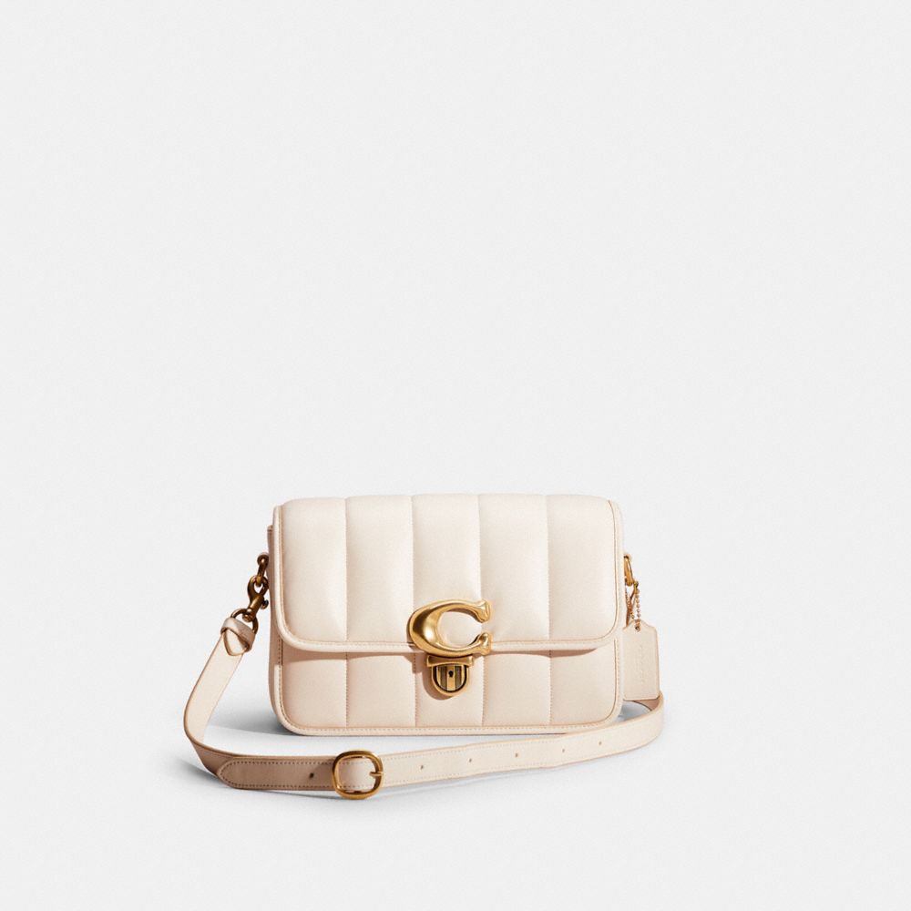 COACH®,RESTORED STUDIO SHOULDER BAG WITH QUILTING,Nappa leather,Small,,Front View