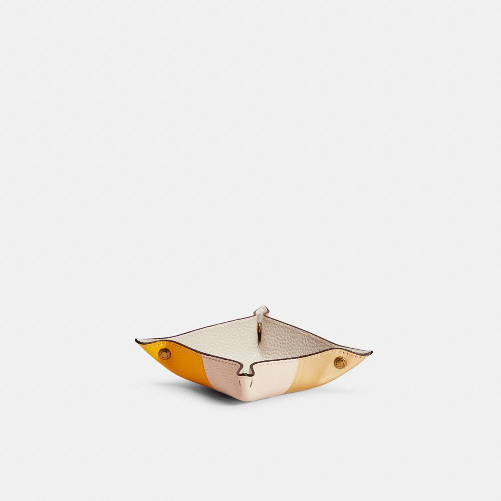 COACH®,REMADE COLORBLOCK SMALL VALET TRAY,Mini,,Front View