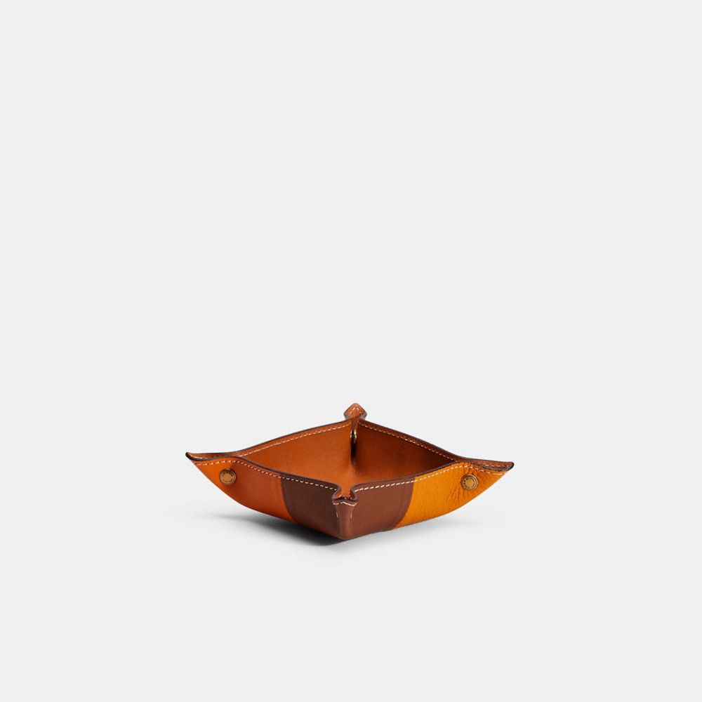 COACH®,REMADE COLORBLOCK SMALL VALET TRAY,Mini,,Front View