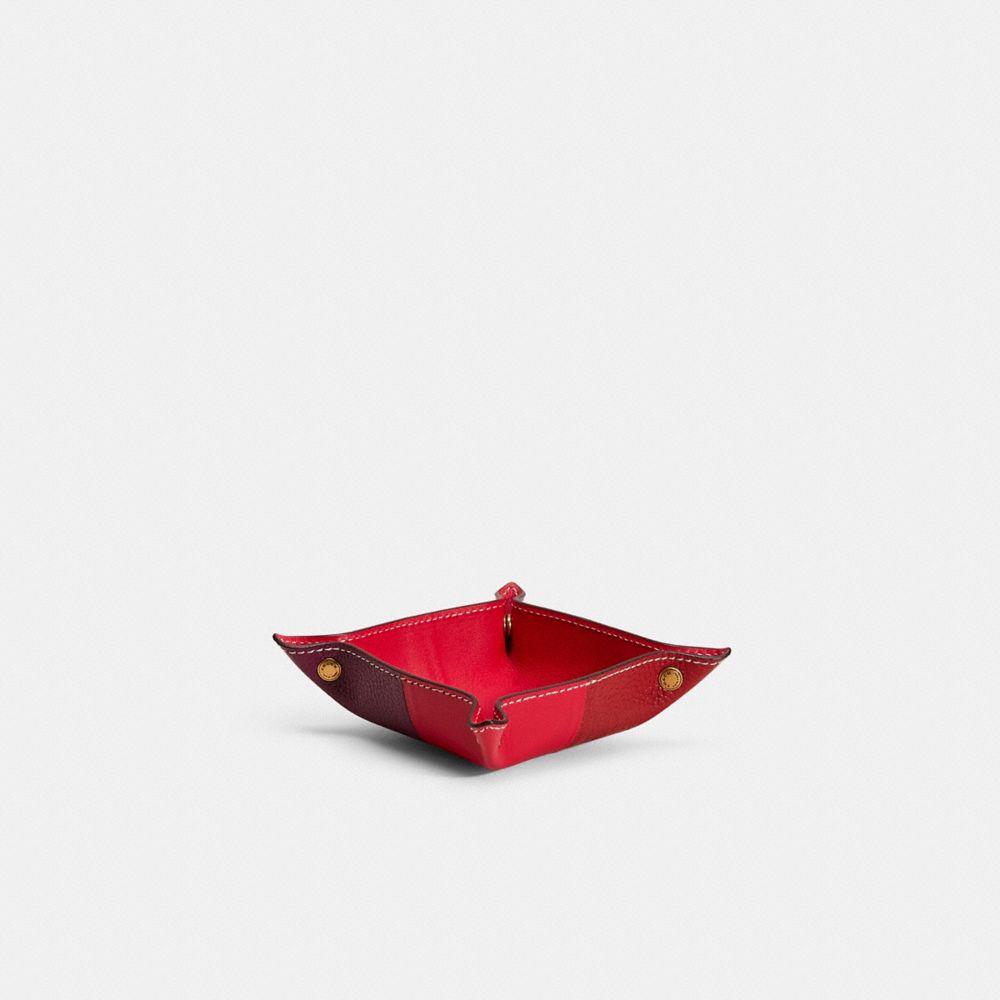 COACH®,REMADE COLORBLOCK SMALL VALET TRAY,Mini,,Front View