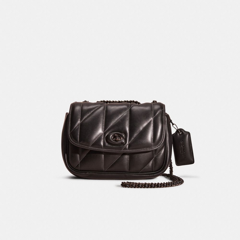 COACH®,RESTORED PILLOW MADISON SHOULDER BAG WITH QUILTING,Nappa leather,Small,,Front View