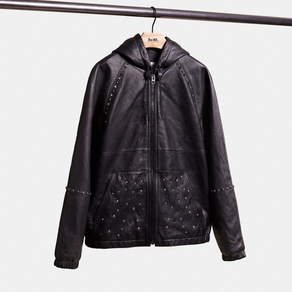 COACH®,UPCRAFTED LEATHER TRAINER,Leather,,Front View