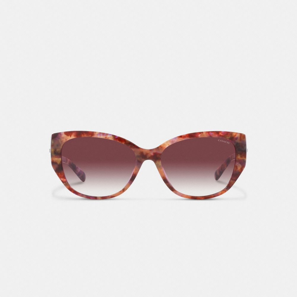 Signature Rounded Cat Eye Sunglasses, , Product
