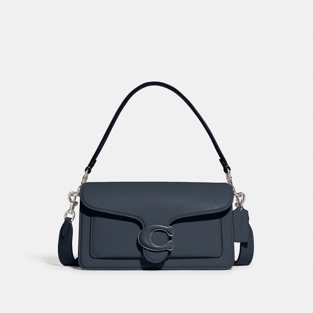 COACH®,Tabby Shoulder Bag 26,Leather,Shoulder Bag,Logo,Metal,Compact,Casual,,Front View