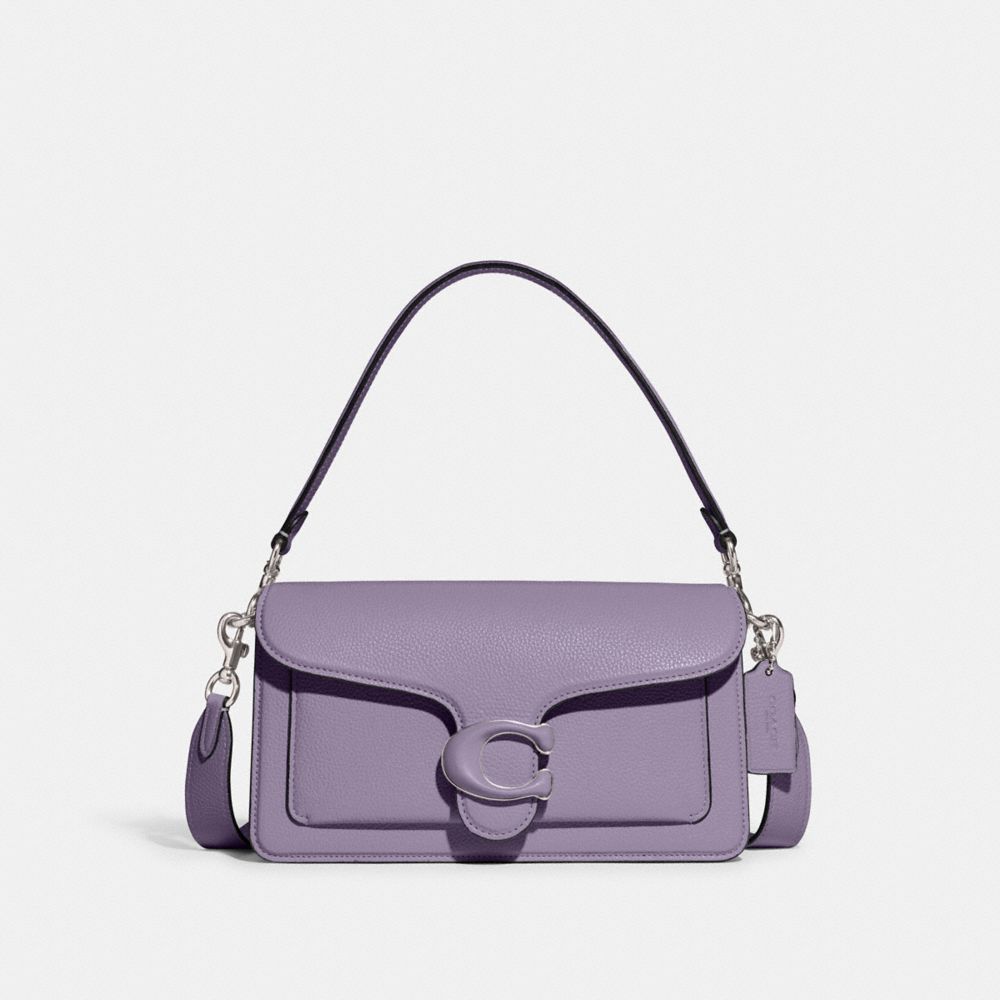 COACH®,Tabby Shoulder Bag 26,Leather,Shoulder Bag,Logo,Metal,Compact,Casual,,Front View