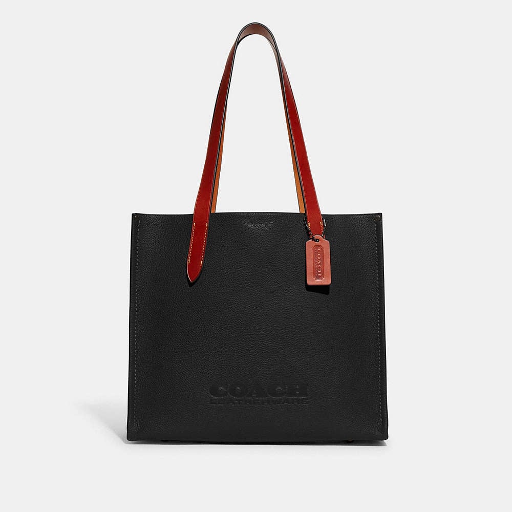 Coach Relay Tote 34 In Black
