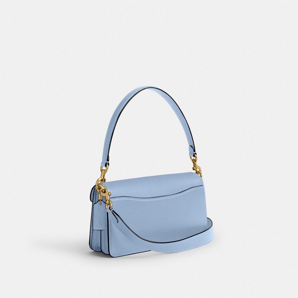 COACH®,Polished Pebble Leather Tabby Shoulder Bag 26,,Angle View
