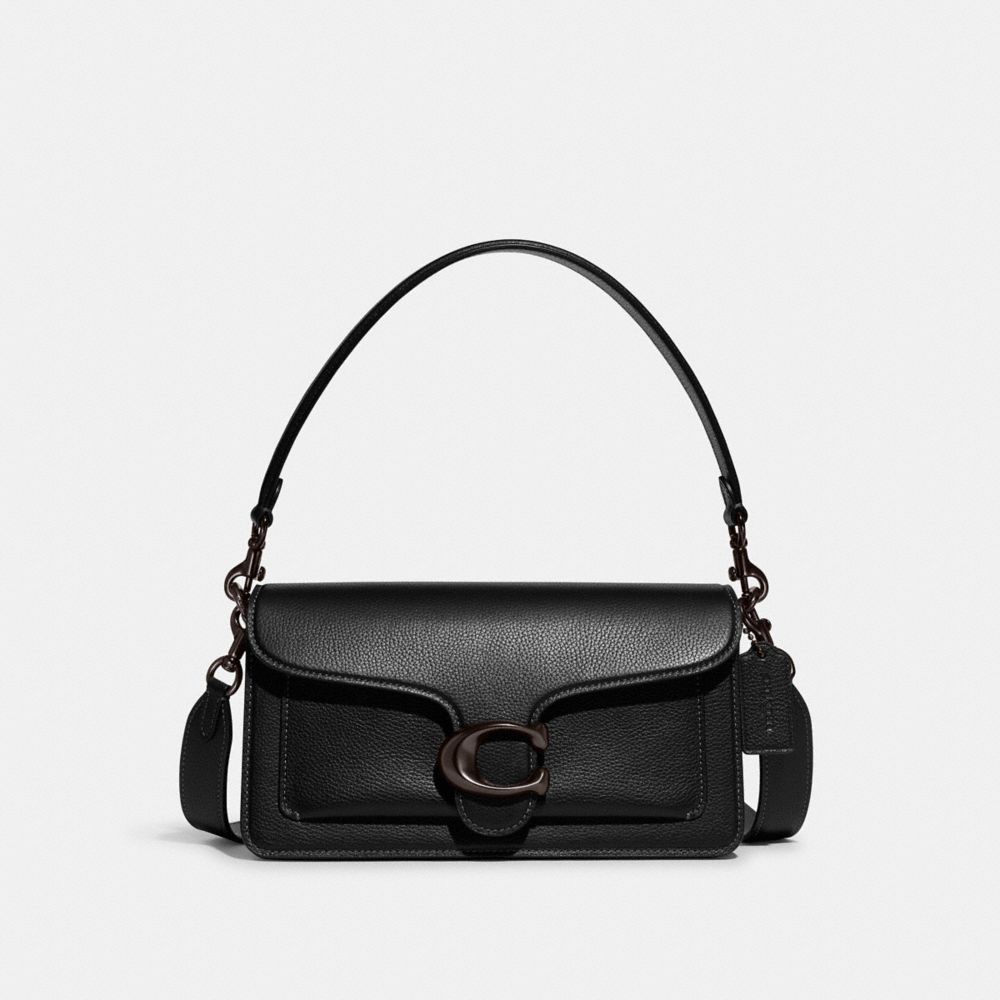 Coach Tabby Shoulder Bag 26 In Pewter/black