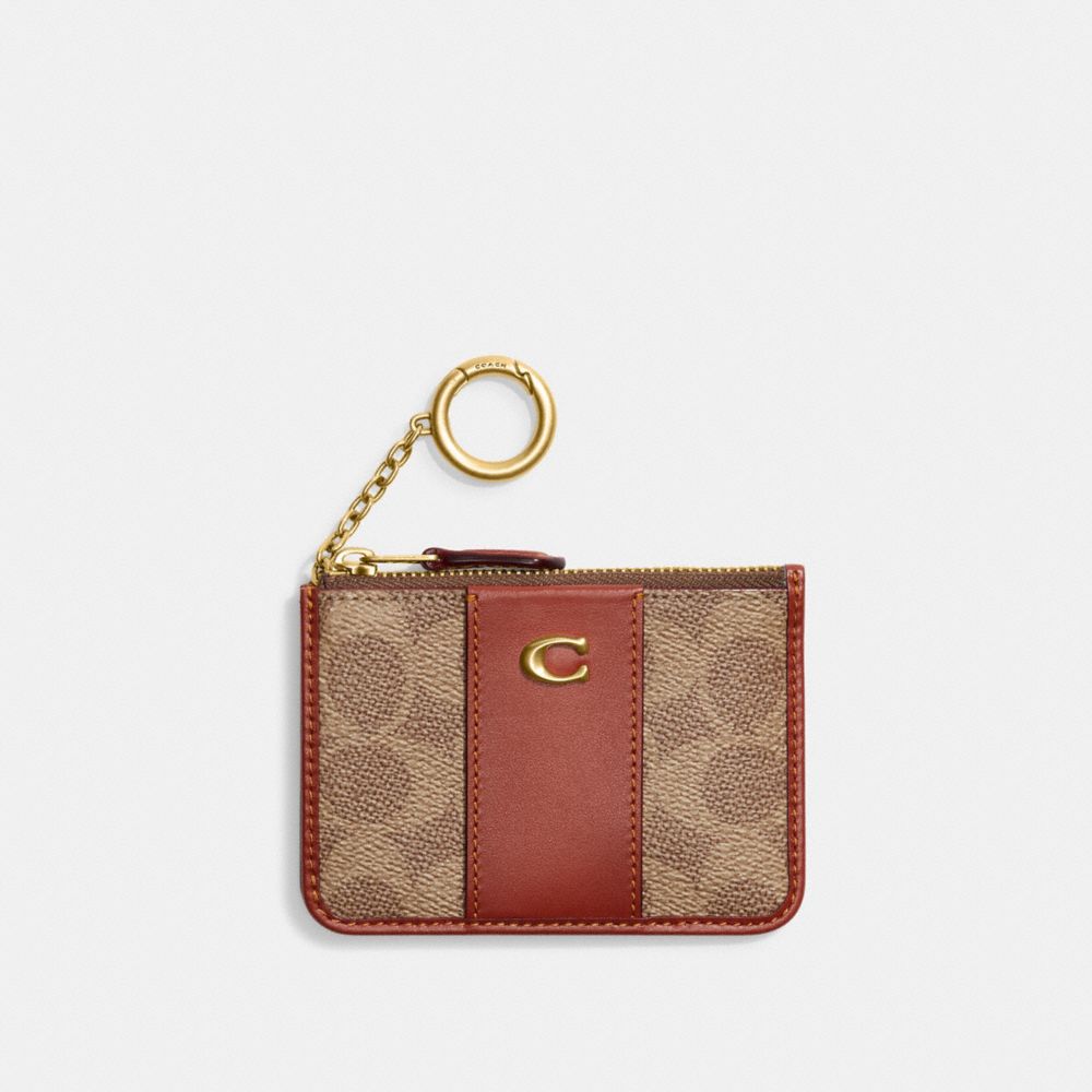 Essential Mini Id Card Case In Signature Canvas, ProductTile