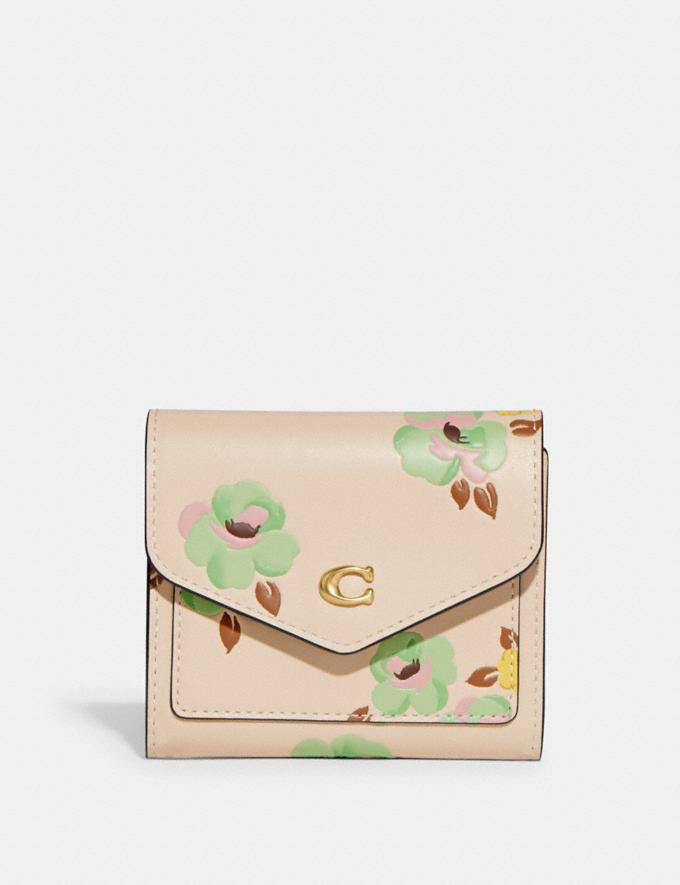 COACH: Wyn Small Wallet With Floral Print