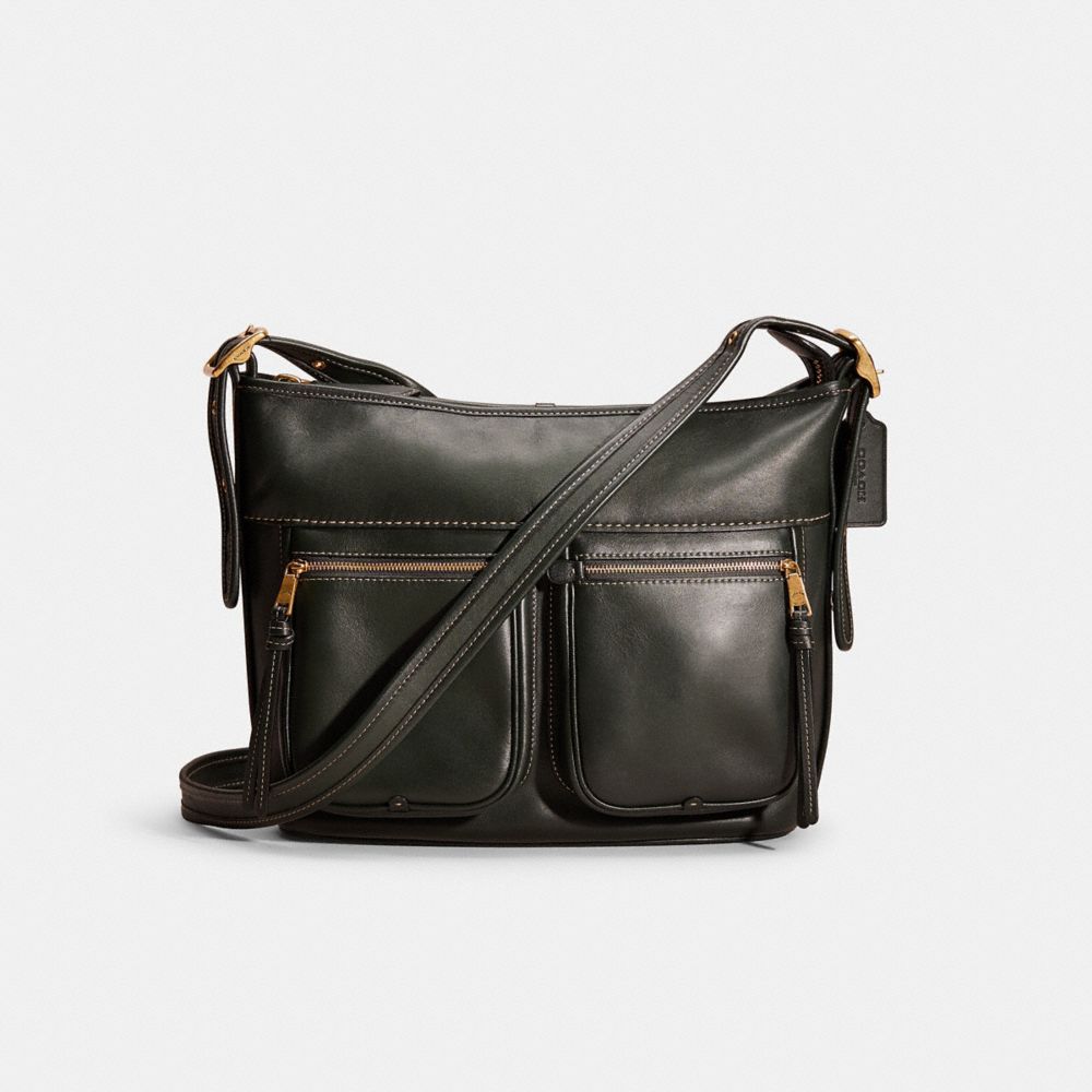 COACH®,RESTORED ANDIE SHOULDER BAG,Glovetanned Leather,Large,,Front View