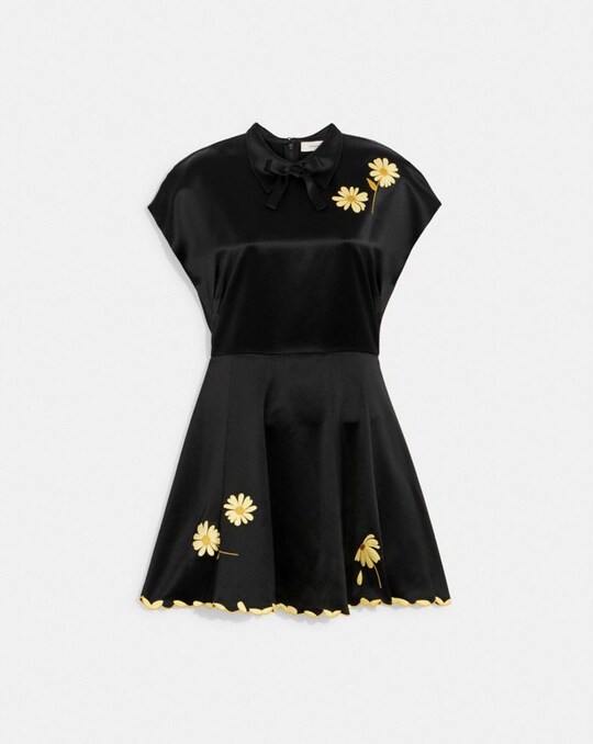FLORAL 40'S DRESS WITH COLLAR