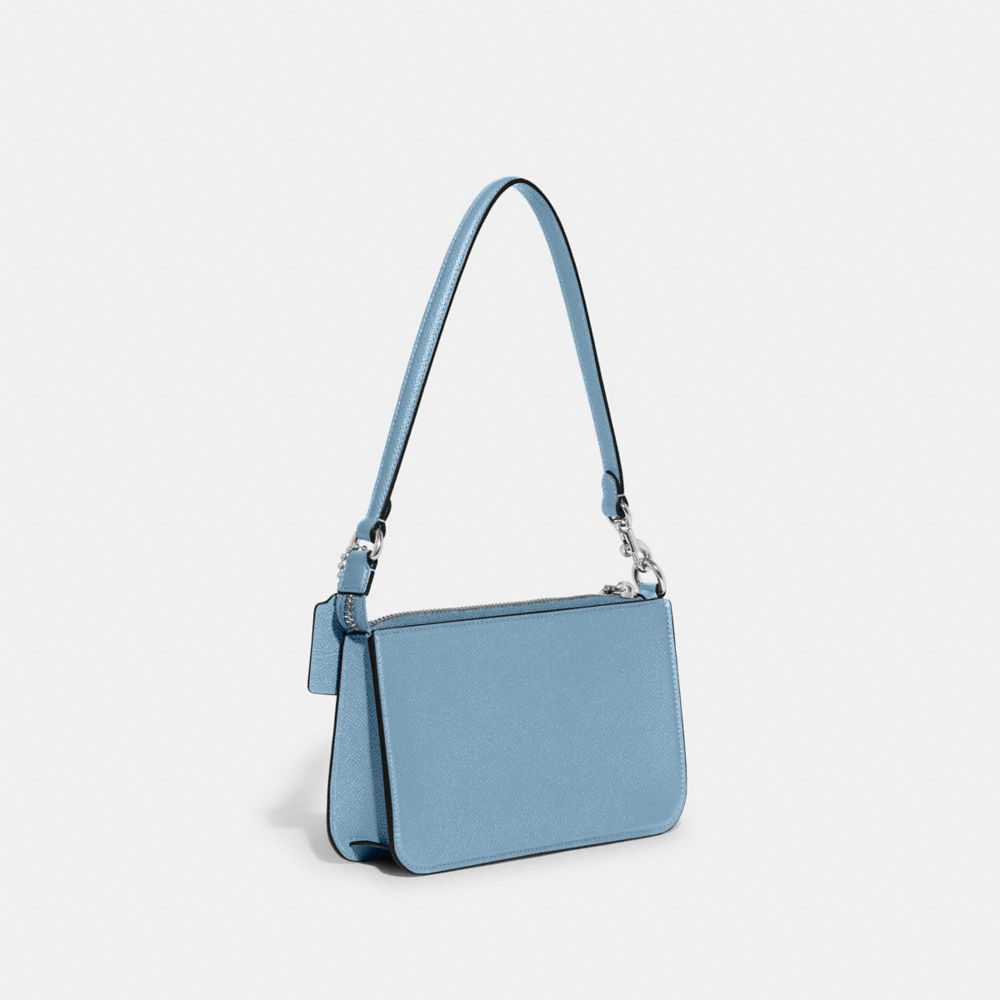 COACH®,Pouch Bag,Canvas,Leather,Pouch,Logo,Scratch Resistant,Casual,,Angle View