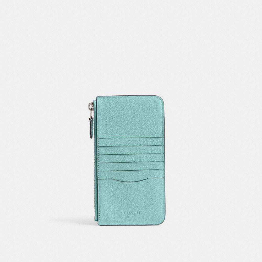 COACH®,Essential Phone Wallet,Leather,Clutch,Metal,Logo,Casual,,Back View