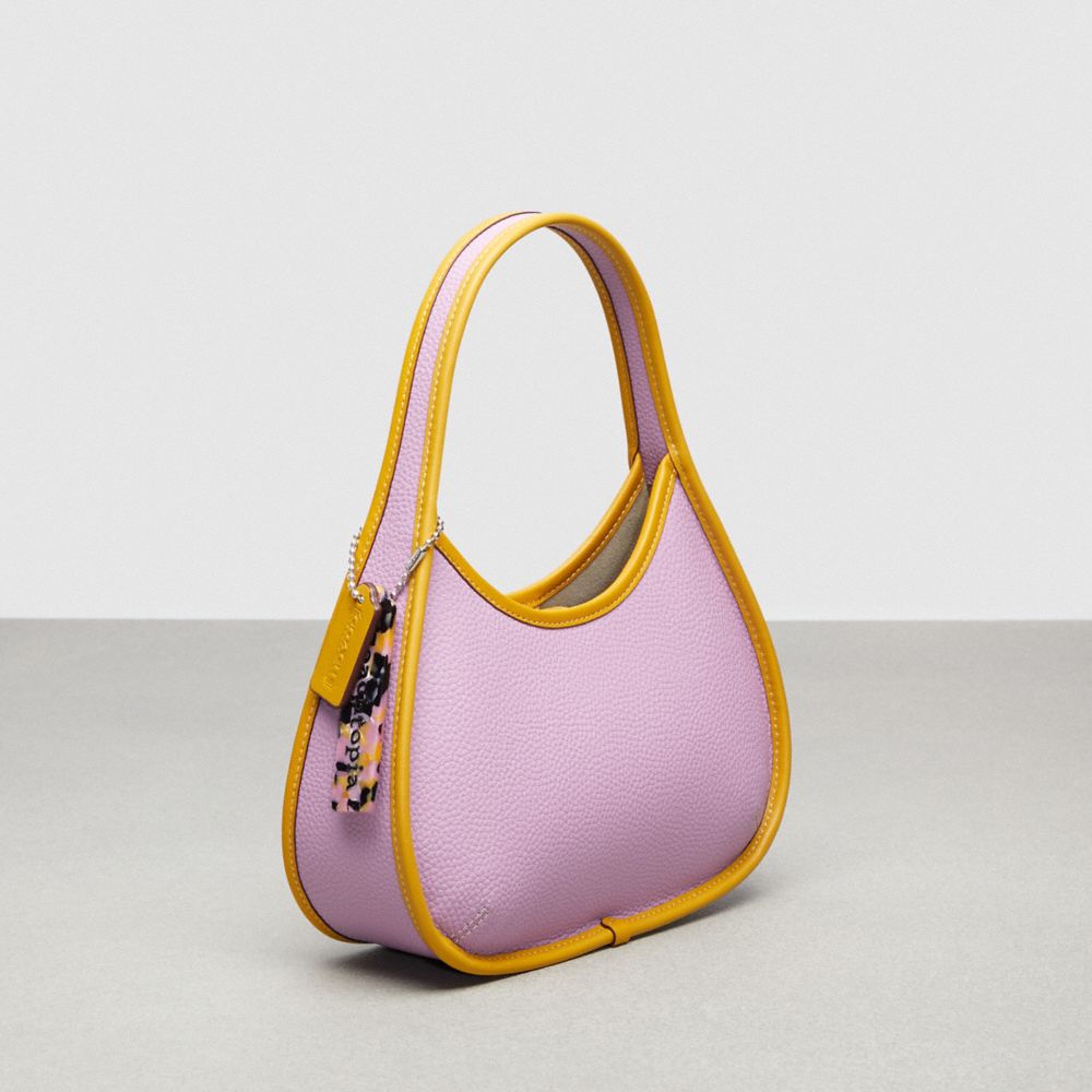 COACH®,Ergo Bag In Coachtopia Leather,Leather,Shoulder Bag,Plastic,Logo,Silver Metal,Casual,,Angle View