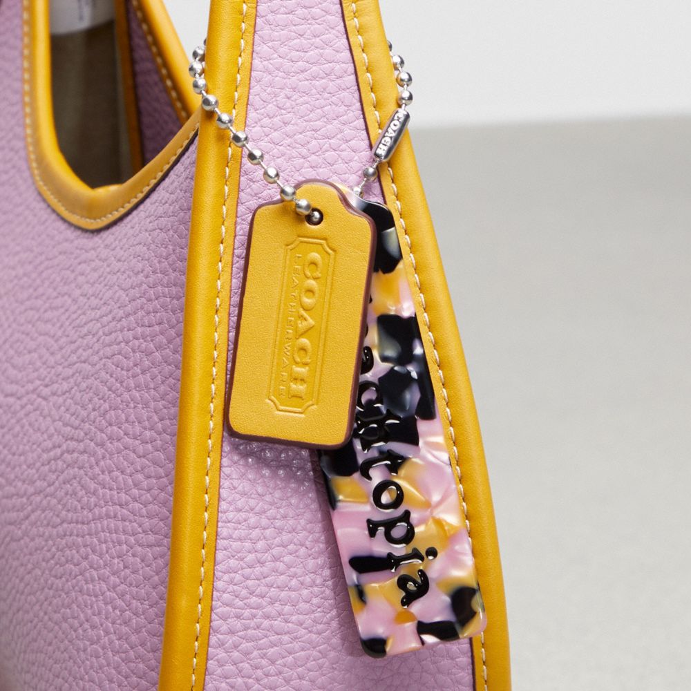 COACH®,Ergo Bag In Coachtopia Leather,Leather,Shoulder Bag,Plastic,Logo,Silver Metal,Casual,,Group View