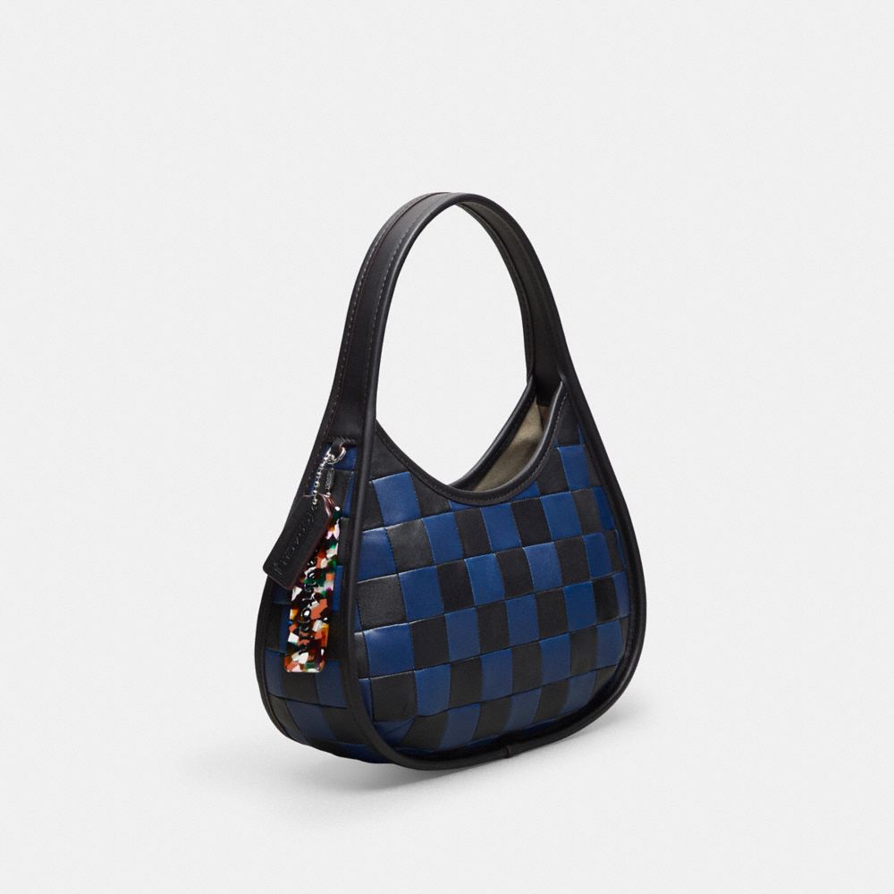 COACH®,Ergo Bag In Checkerboard Upcrafted Leather,,Angle View