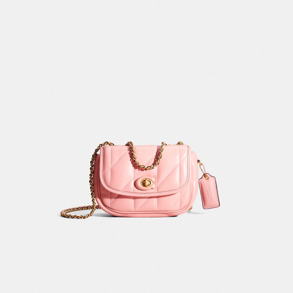 COACH®,RESTORED PILLOW MADISON SHOULDER BAG 18 WITH QUILTING,Nappa leather,Mini,,Front View
