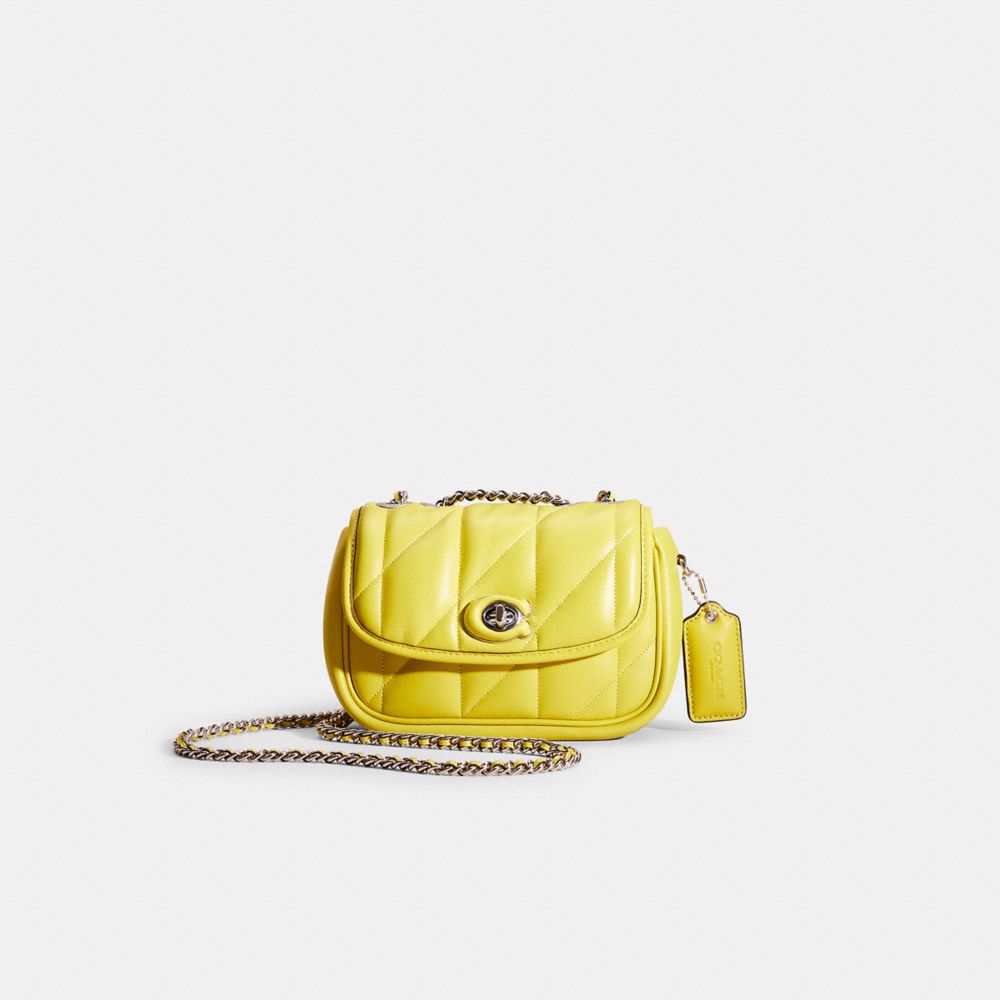 COACH®,RESTORED PILLOW MADISON SHOULDER BAG 18 WITH QUILTING,Nappa leather,Mini,,Front View