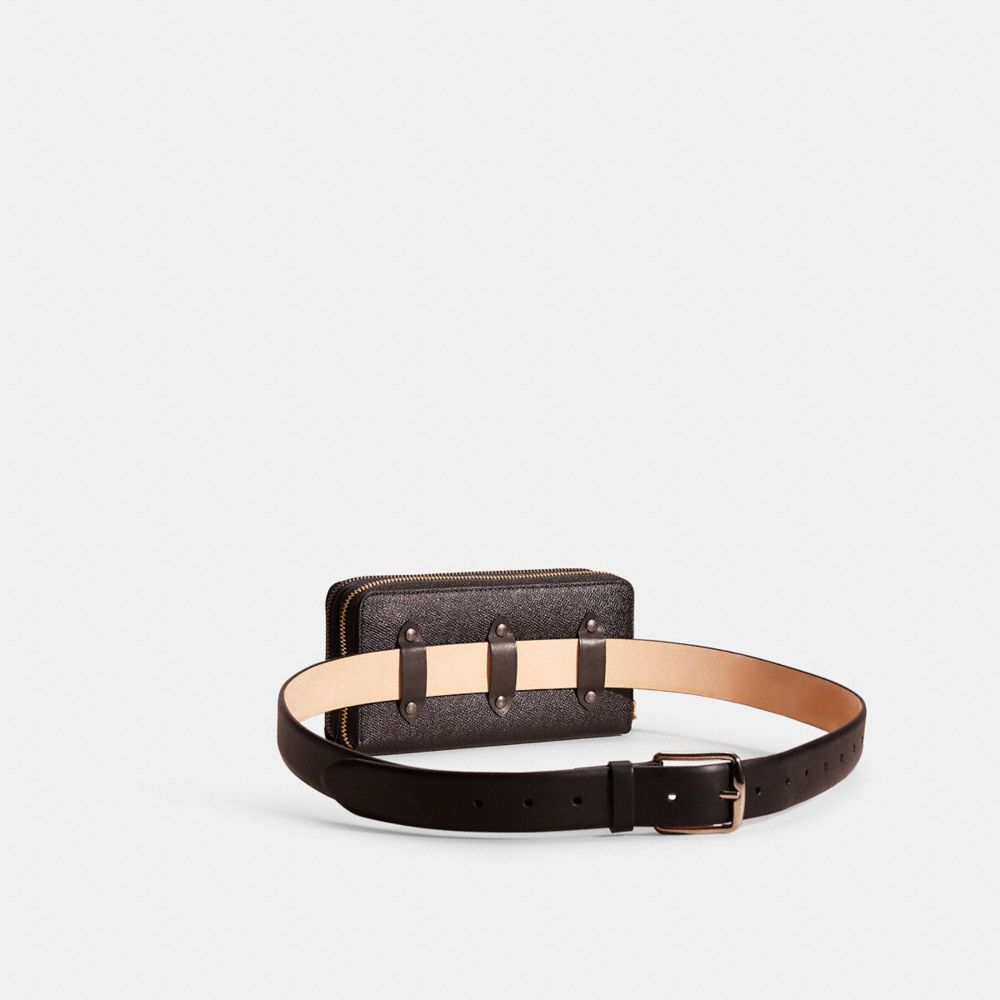 COACH®,UPCRAFTED BELT BAG CREATION,Polished Pebble Leather,Mini,,Angle View