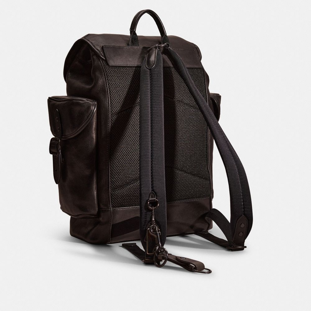 COACH®,UPCRAFTED HITCH BACKPACK,Sport calf leather,Large,,Angle View