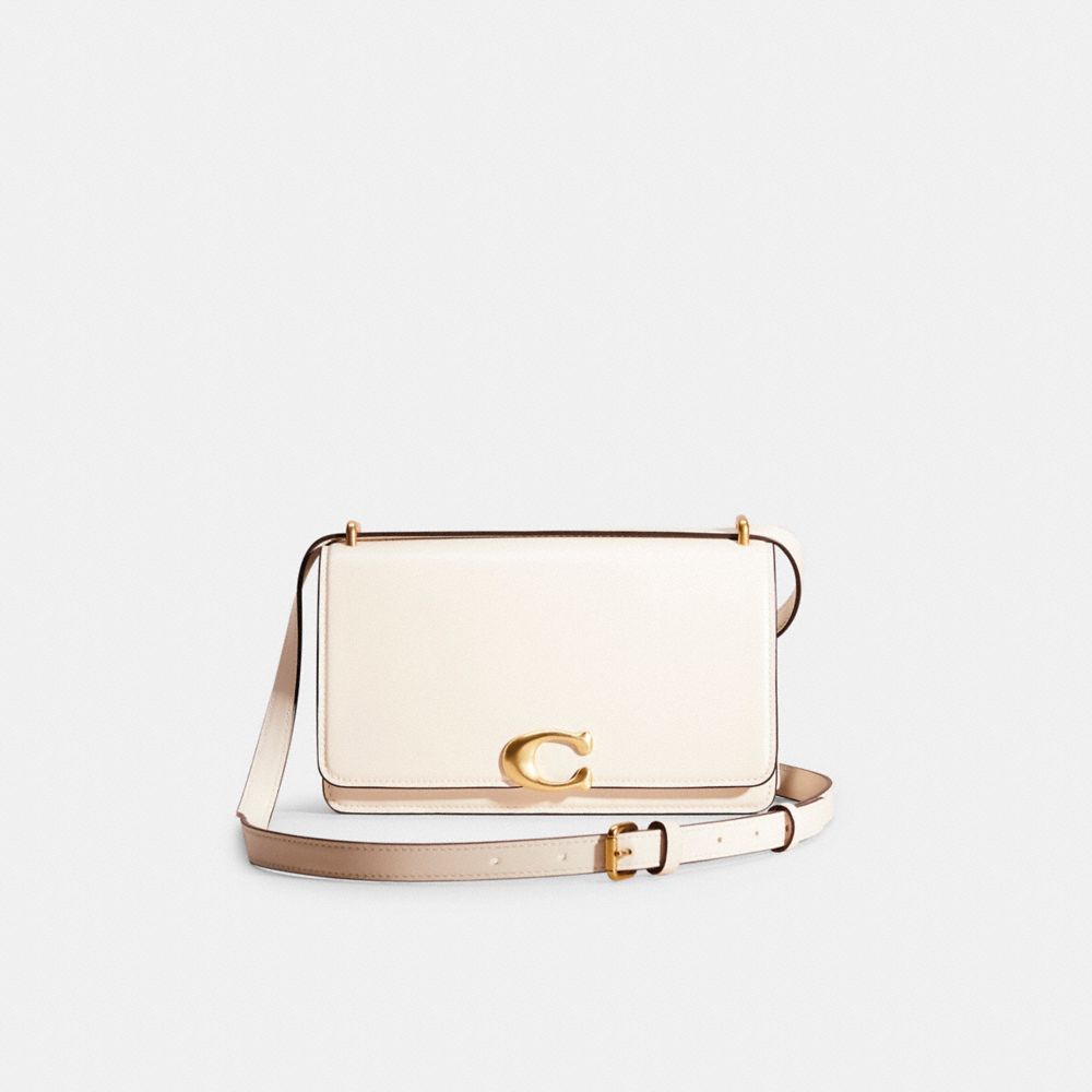 COACH®,RESTORED BANDIT SHOULDER BAG,Refined Calf Leather,Small,,Front View