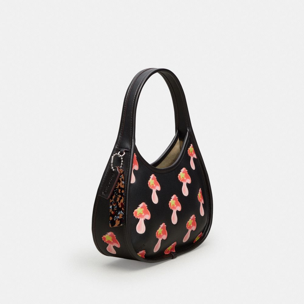 COACH®,Ergo Bag In Coachtopia Leather With Mushroom Print,,Angle View