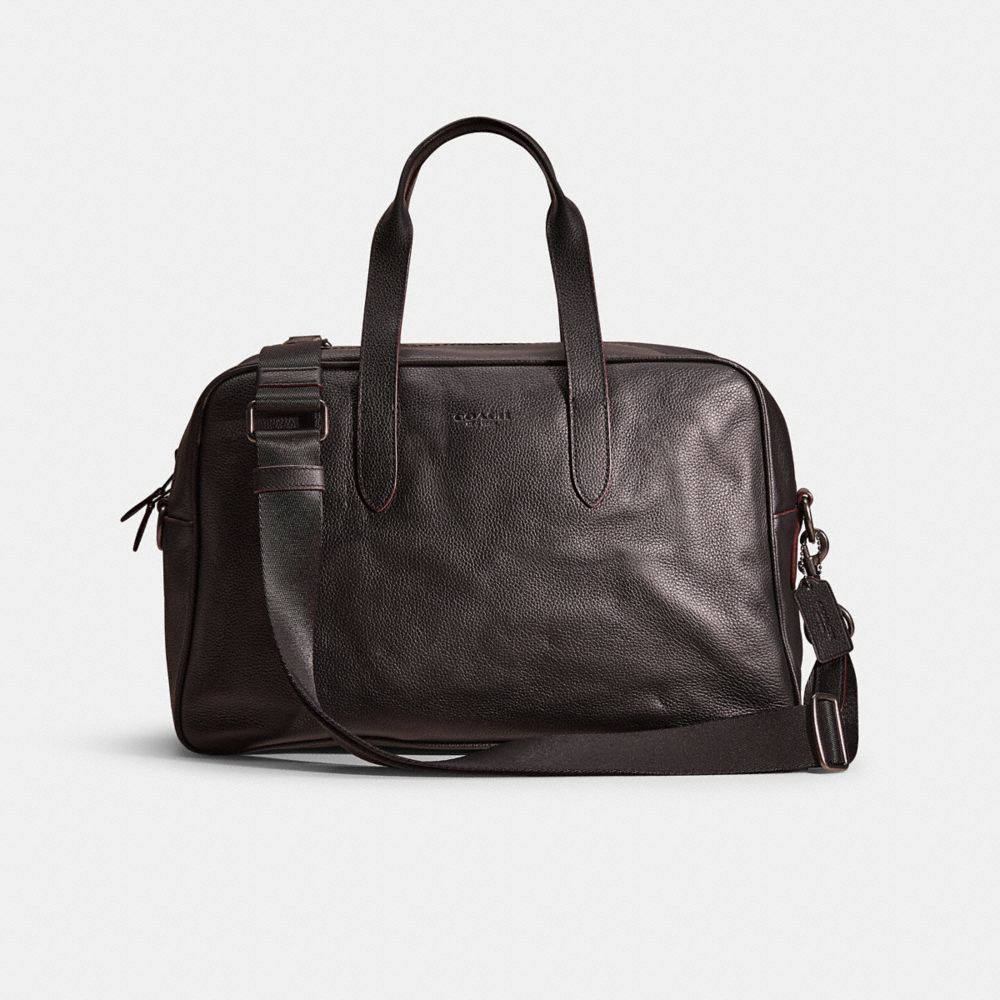 COACH®,RESTORED METROPOLITAN SOFT CARRYALL,Polished Pebble Leather,Large,,Front View