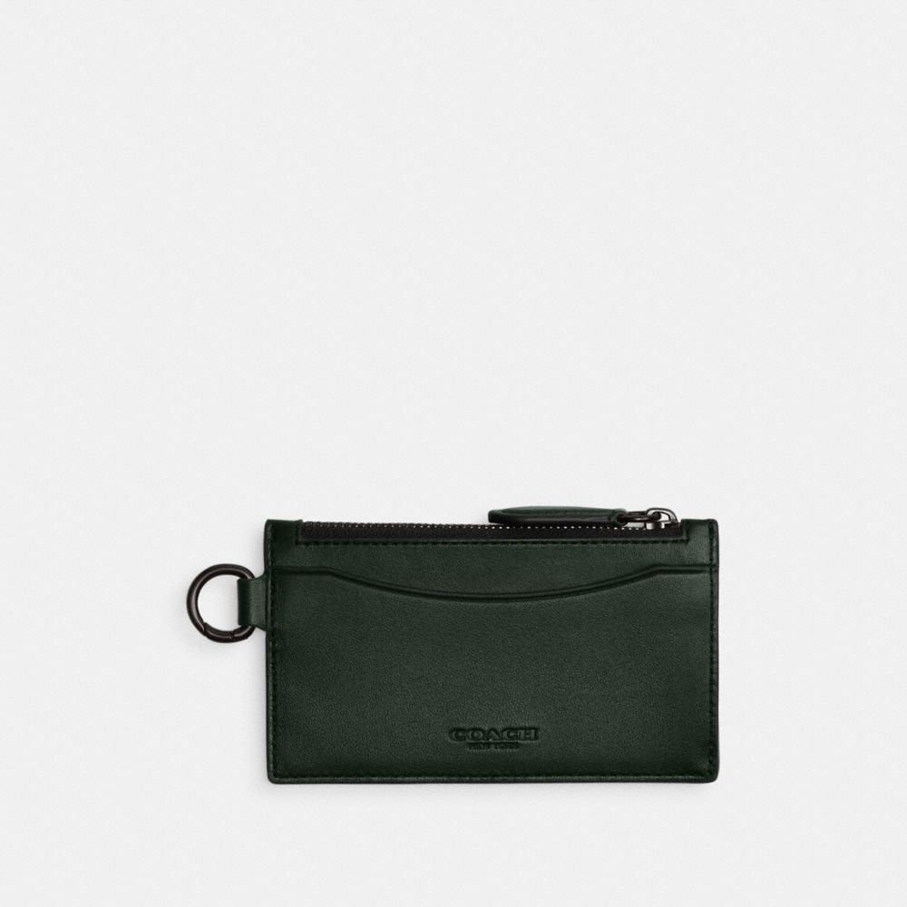 COACH®,Zip Card Case,,Front View