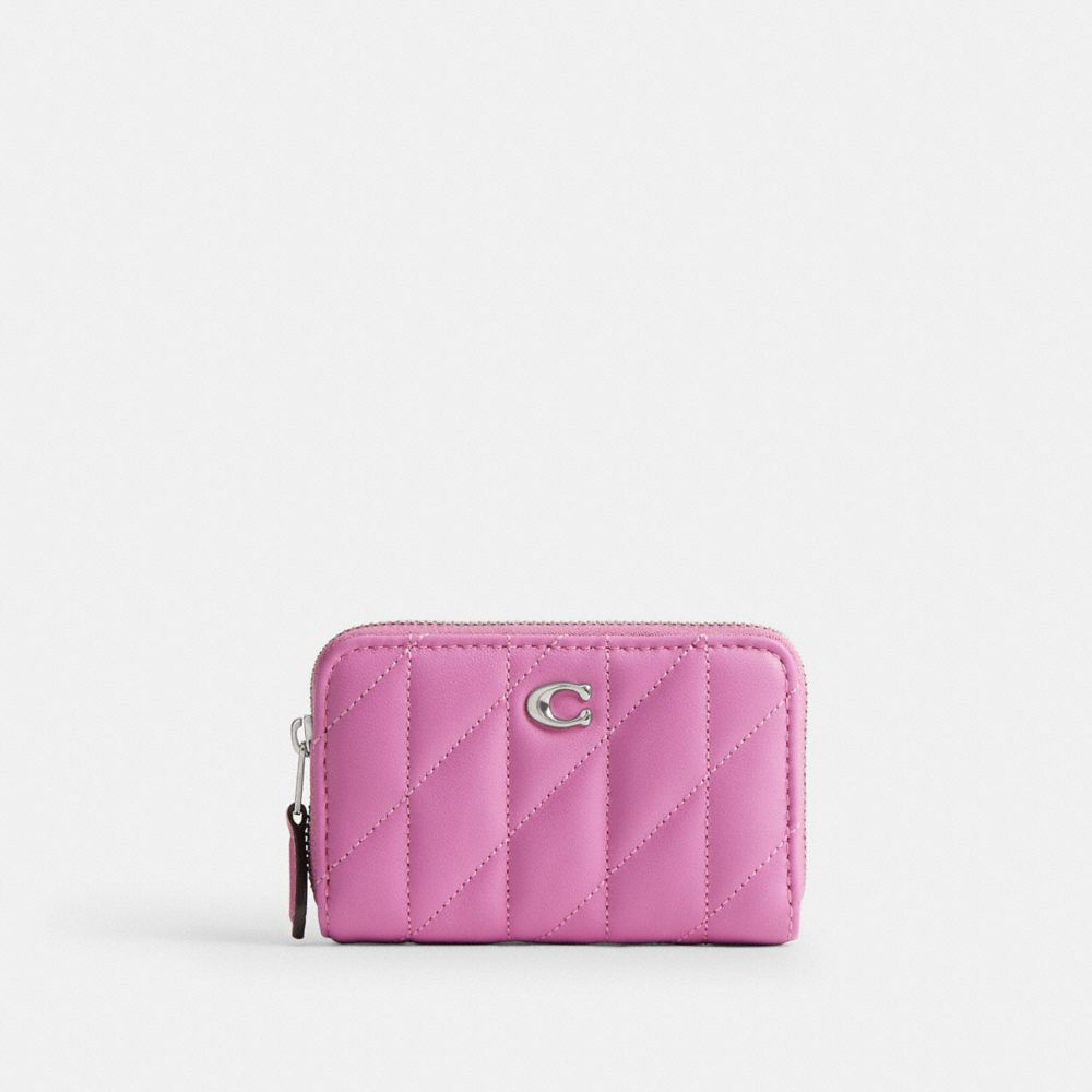 Essential Small Zip Around Card Case With Pillow Quilting, ProductTile