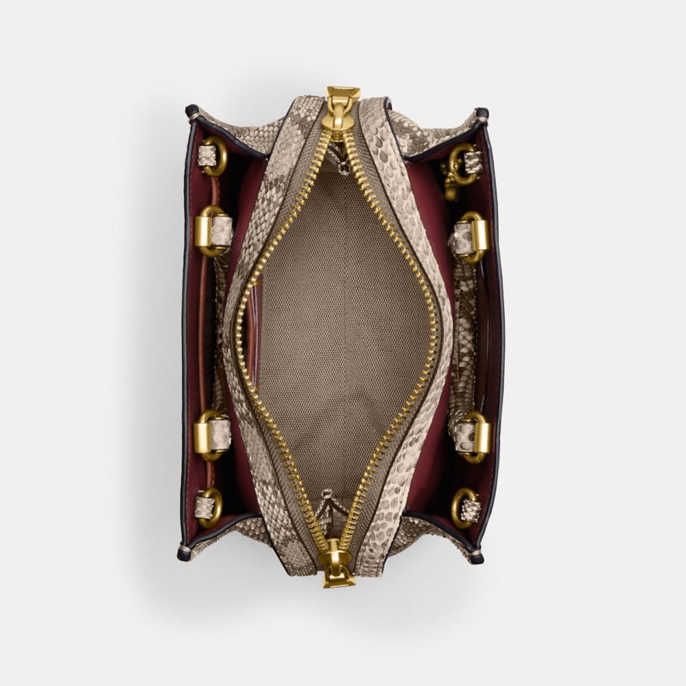 COACH®,ROGUE 20 IN PYTHON,Small,,Inside View,Top View