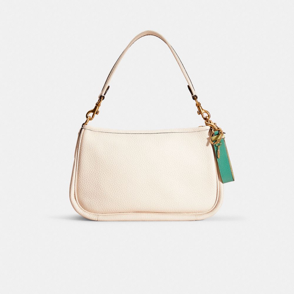 COACH®,Remade Key Chain With Charm,Engraving,Logo,Casual,Black,Angle View