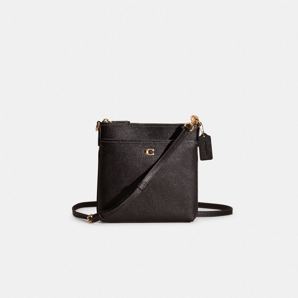 COACH®,RESTORED KITT MESSENGER CROSSBODY,Crossgrain Leather,Medium,,Front View