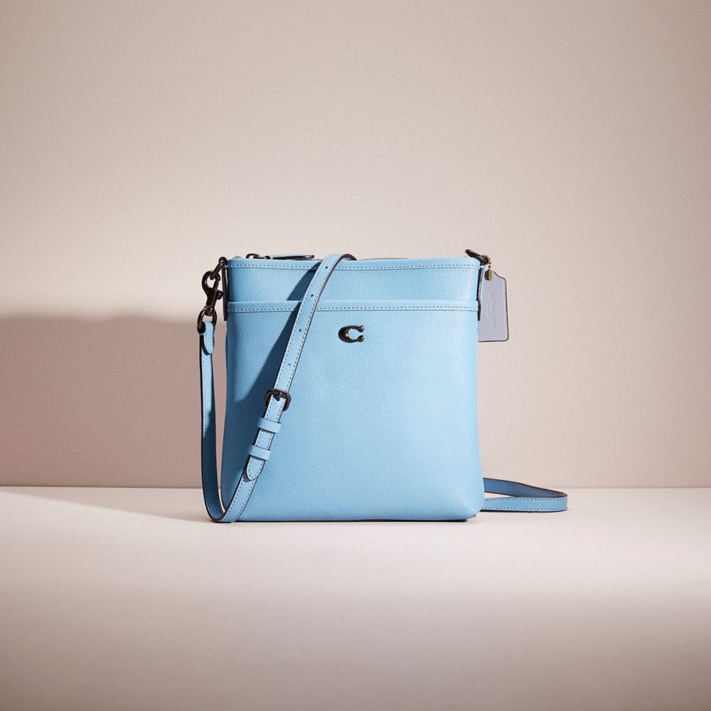 COACH®,RESTORED KITT MESSENGER CROSSBODY,Crossgrain Leather,Medium,,Front View