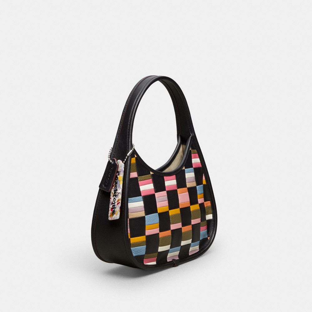 COACH®,Ergo Bag in Scrappy Patchwork Upcrafted Leather,Upcrafted Leather™,Small,,Angle View