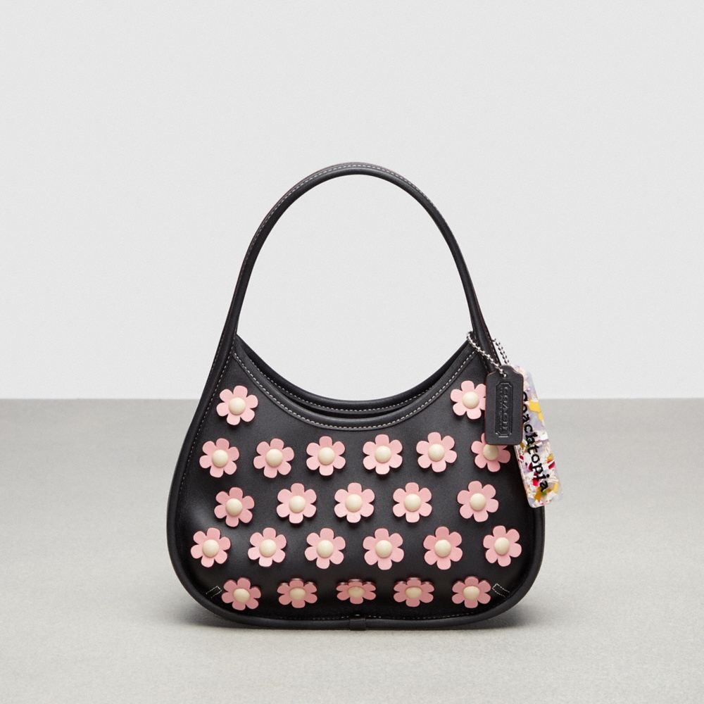 COACH®,Ergo Bag in Mini Flower Applique Upcrafted Leather,Upcrafted Leather™,Small,