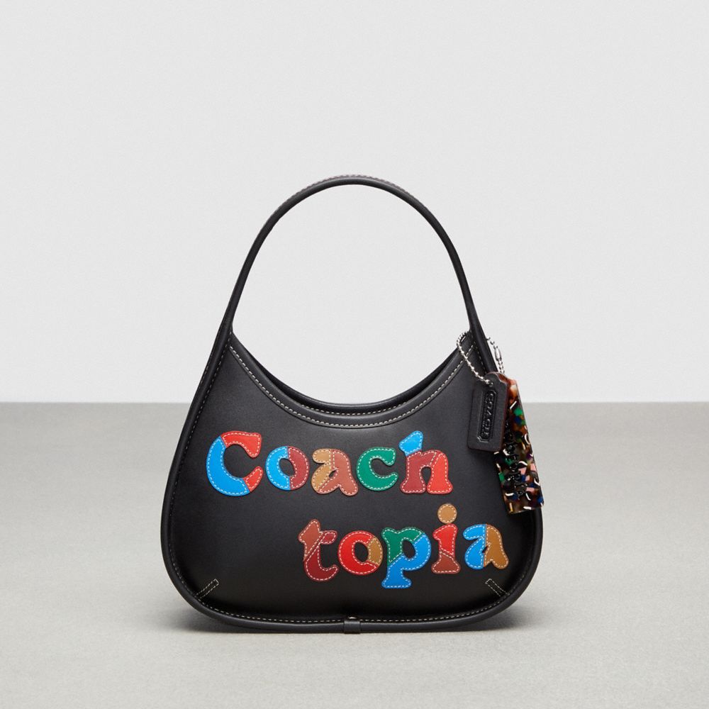 COACH®,Ergo Bag in Coachtopia Motif Upcrafted Leather,Upcrafted Leather™,Small,,Front View