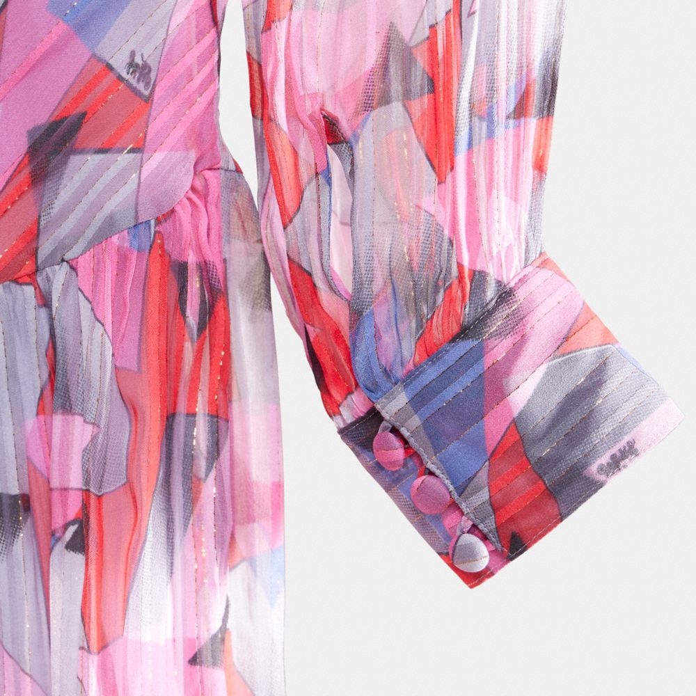 COACH®,RESTORED BOLD GEO YOKE DRESS,,Scale View