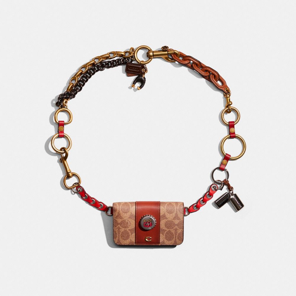 COACH®,UPCRAFTED CHAIN BELT BAG CREATION,,Front View