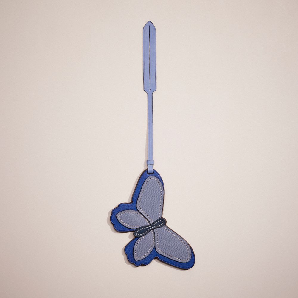 COACH®,REMADE BUTTERFLY BAG CHARM,Garden Party,,Front View