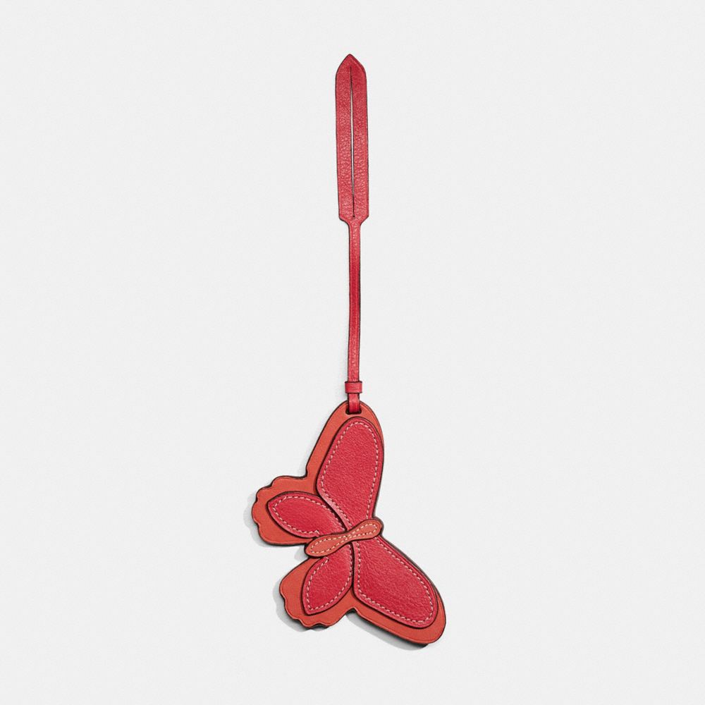 COACH®,REMADE BUTTERFLY BAG CHARM,Garden Party,,Front View