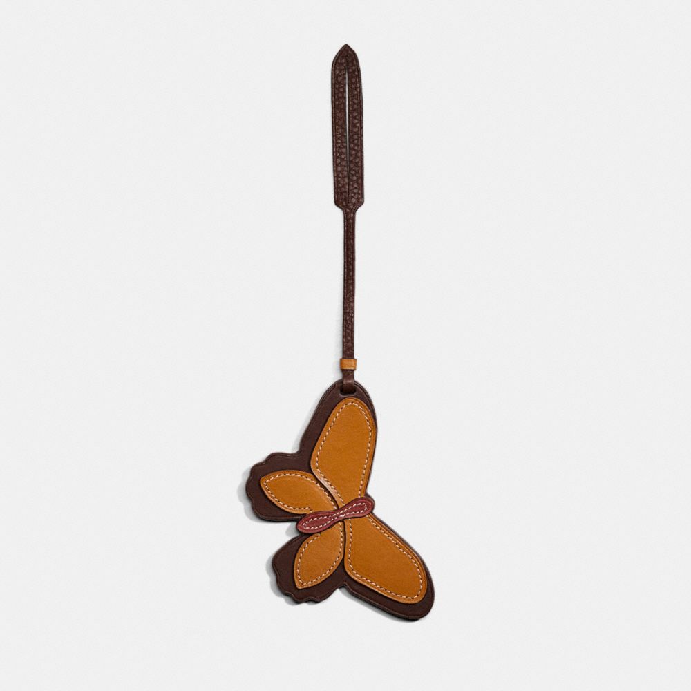 COACH®,REMADE BUTTERFLY BAG CHARM,Garden Party,,Front View