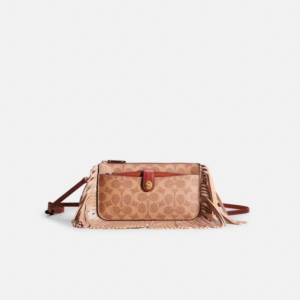 COACH®,UPCRAFTED NOA POP-UP MESSENGER IN SIGNATURE CANVAS,Signature Coated Canvas,Mini,,Front View