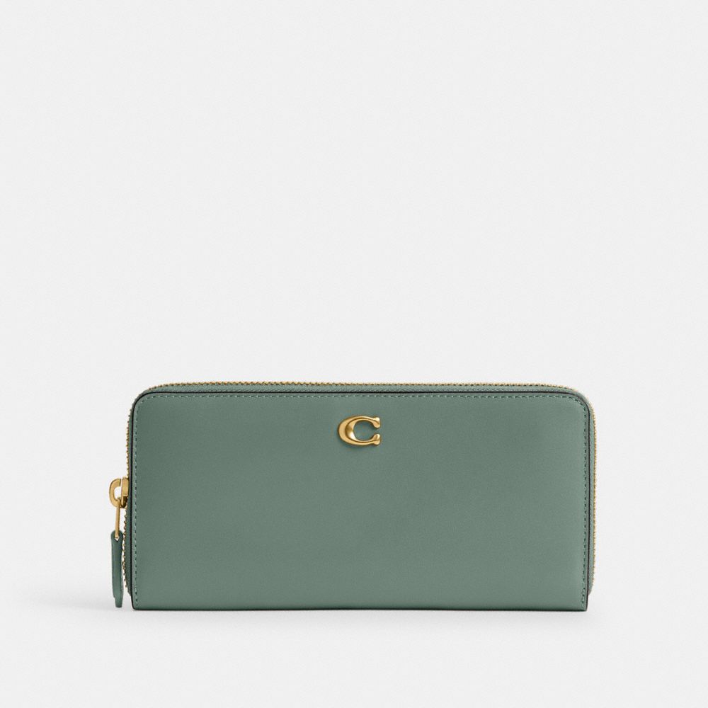 COACH®,Essential Slim Accordion Zip Wallet,,Front View