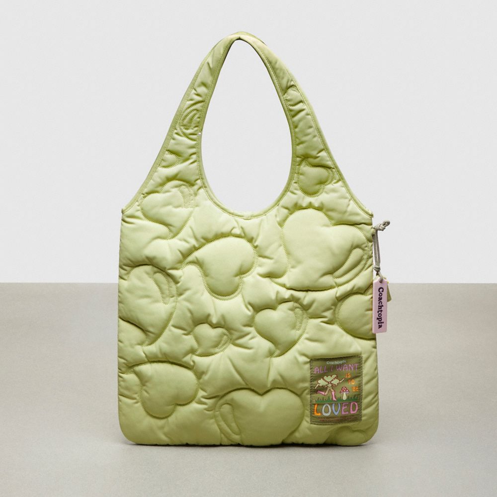 Coachtopia Loop Quilted Heart Flat Tote, ProductTile