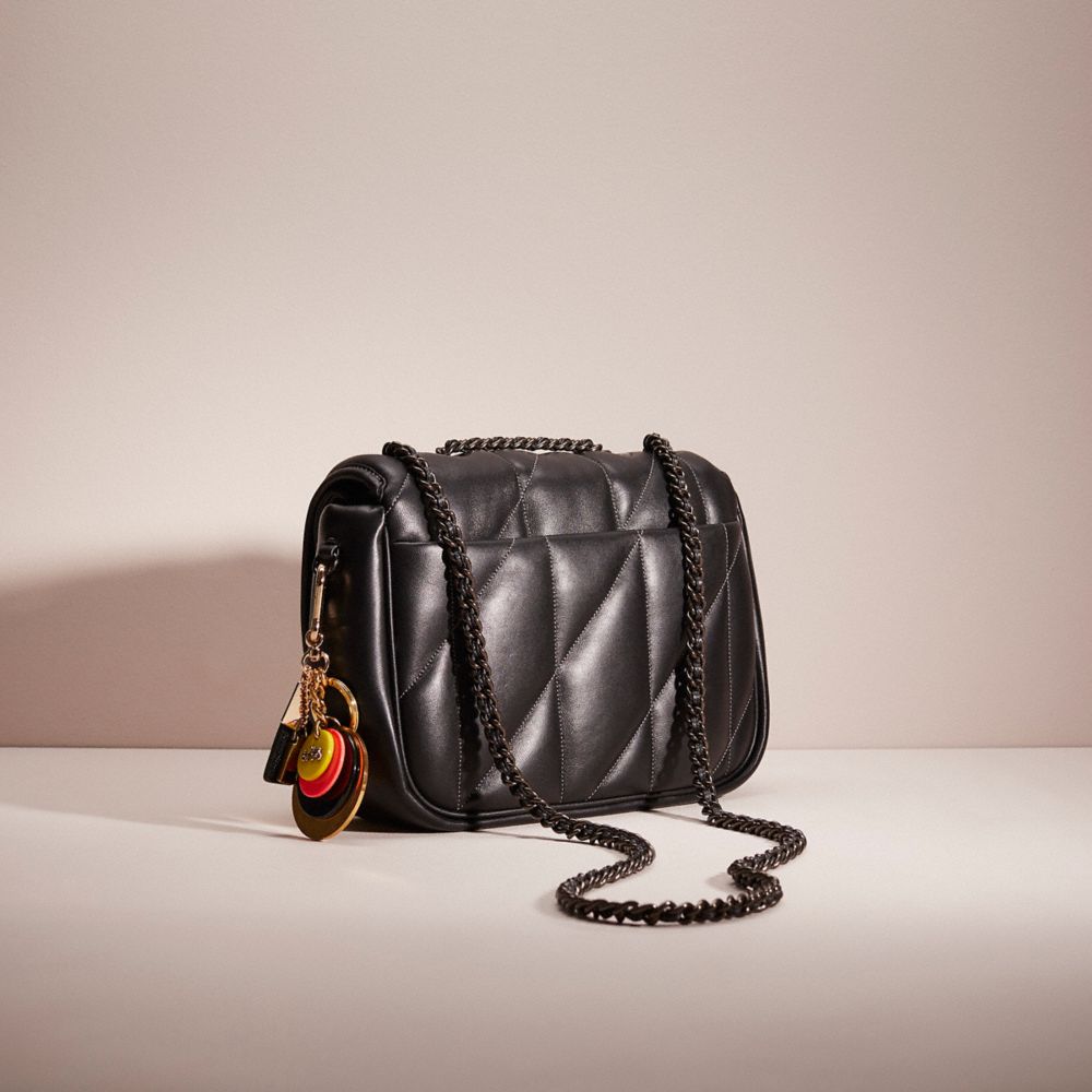 COACH®,UPCRAFTED PILLOW MADISON SHOULDER BAG WITH QUILTING,Nappa leather,Small,,Angle View