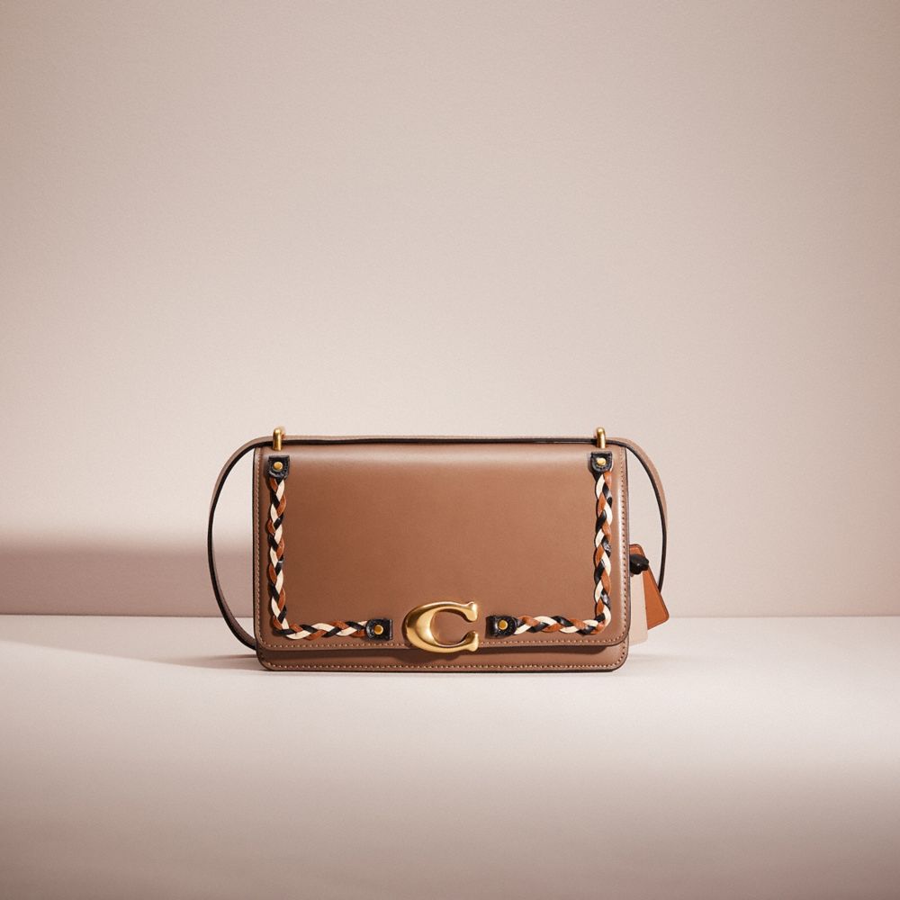 COACH®,UPCRAFTED BANDIT SHOULDER BAG,Calf Leather,Small,,Front View